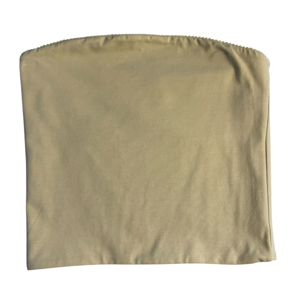 BP Mustard‎ Yellow Cotton Blend Strapless Tube Top Bandeau XS RN58665